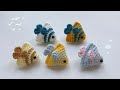 How To Crochet Cute Fish Keychain Crochet Tutorial Step By Step Keychain Crochet Pattern 
