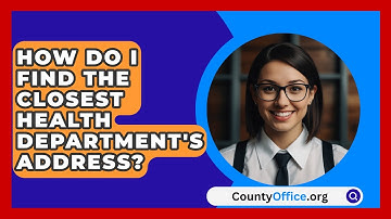 How Do I Find The Closest Health Department
