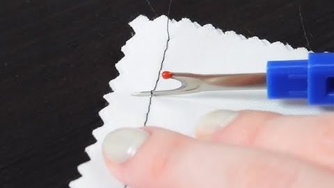 How to Use a Seam Ripper (Tutorial)