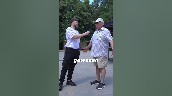 Was hat dieser Mann damals beruflich gemacht? Straßenumfrage