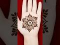 very Easy Simple Stylish Front Hand Mehndi Design #shorts #ytshorts