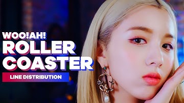 WOO!AH! - Rollercoaster | Line Distribution