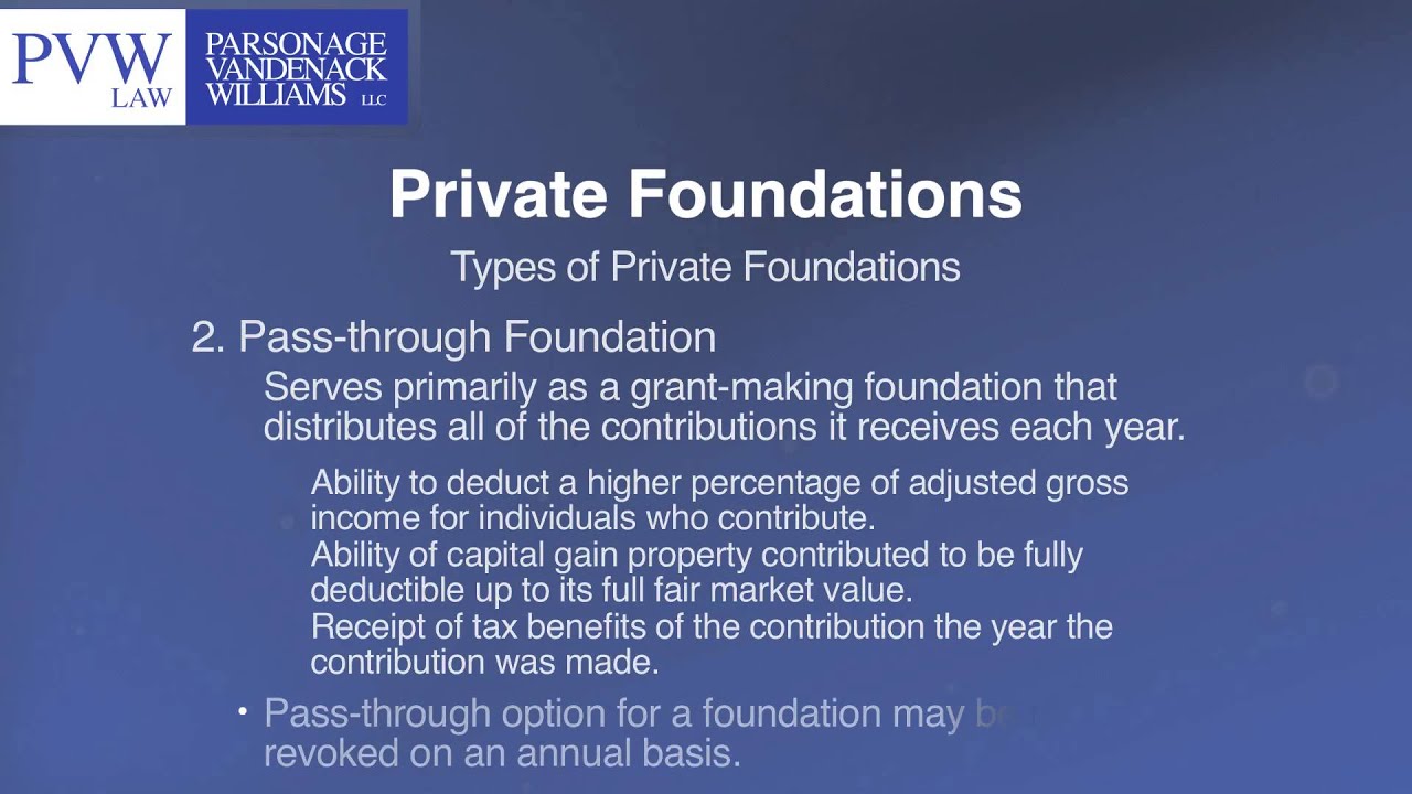 Foundation Vs Public Charity Chart