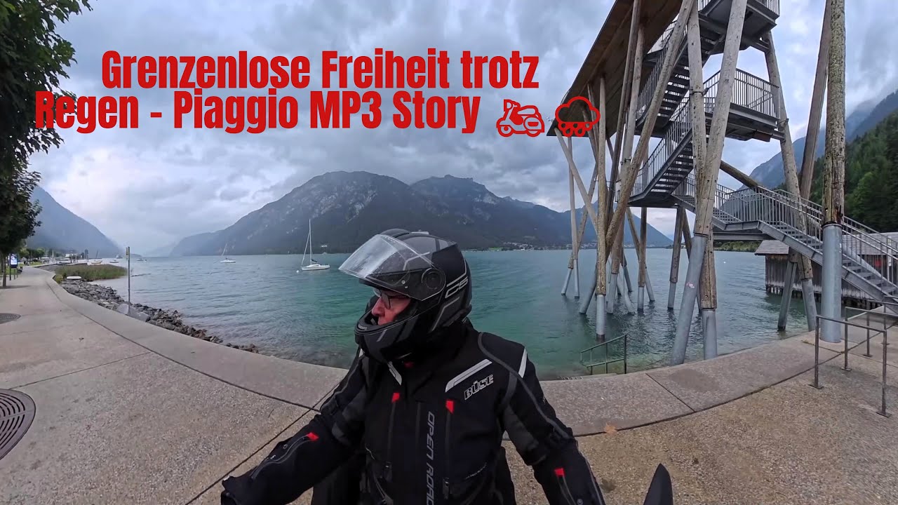Zu zweit durch’s Abenteuerwetter: Piaggio MP3 & Gefühl 👥🌧️ Tour: Ebersberg - Achensee