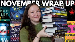 November Wrap Up (2023) so many great reads!