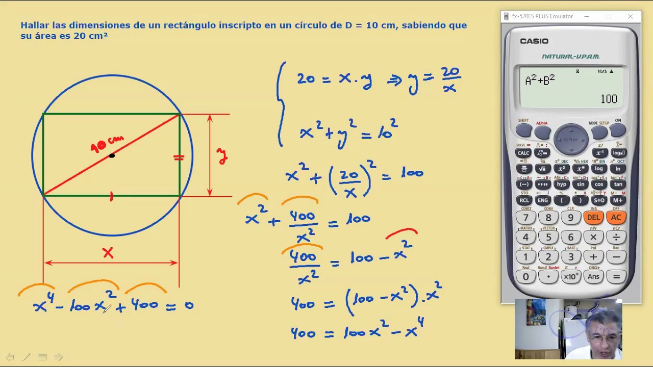 Como Se Calculan Las Dimensiones De Un Rectangulo www.youtube.com
