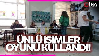 Oyuncular Berrak Tüzünataç ve Serenay Sarıkaya Oylarını Kullandı