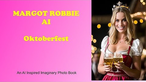 Margot  Robbie AI Oktoberfest