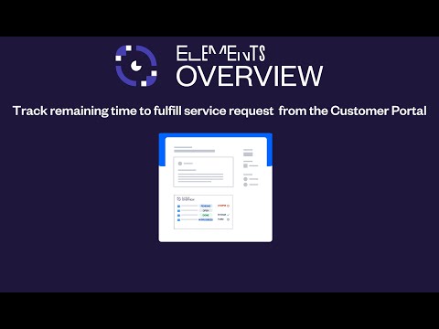 How to track SLAs from Jira customer portal | Elements Overview