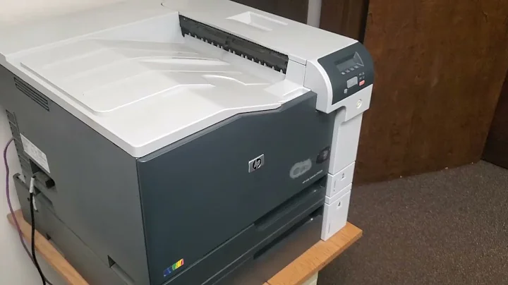 HP CP5225 Color LaserJet Printer is a GREAT office addition!
