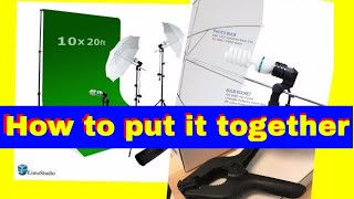 How To Put Together The LimoStudio Light Kit