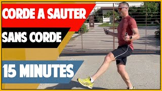 CORDE A SAUTER SANS CORDE-SANS FIL SUR PLACE-15 MINUTES-SEANCE 3 