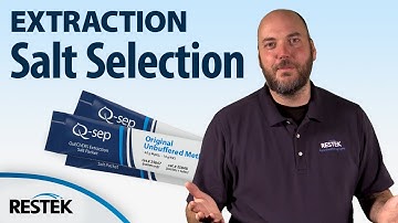 Choosing the Right QuEChERS Extraction Salt