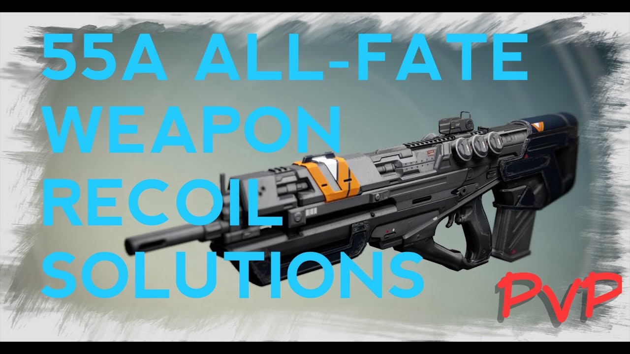 Destiny -  55A-ALLFATE WEAPON RECOIL SOLUTIONS !