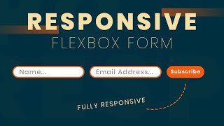 Responsive Form Using Html and CSS | CSS Responsive Form