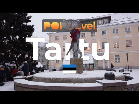 Walking in TARTU / Estonia 🇪🇪 - City Center on a Winter Day - 4K 60fps (UHD)
