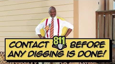 811 Man: Safe Digging Flags