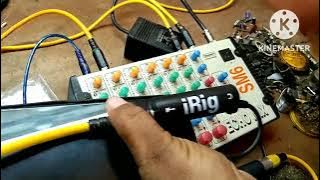 iRig audio video recorder connect to echo mixer and mobile || iRig recorder || bangla video