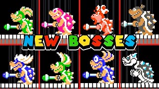 Super Mario Bros. Nes Koopalings - All New Bosses - 4K