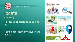 Locate : B2 level english vocabulary lesson, www.LipLix.com