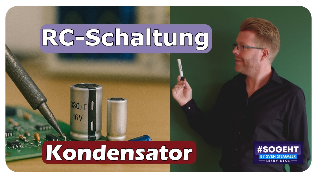 Vorschaubild zum Lernvideo "RC-Schaltung verstehen – So hängen Strom & Spannung wirklich zusammen!"