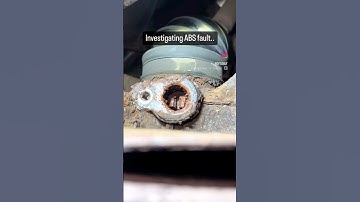 Investigating an ABS fault. Chased to a broken ABS ring 🙌 #abs #absring