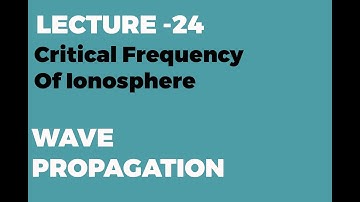 Critical Frequency Of Ionosphere