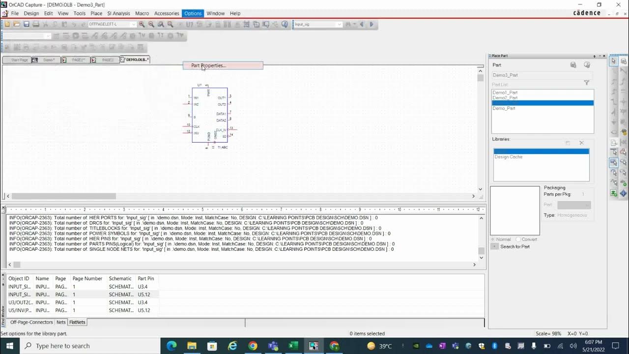 OrCAD Capture Add Part Properties in Schematic Symbols. #orcad #allegro