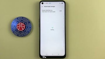 Lock icon in recent tasks on OPPO A54 Android 11