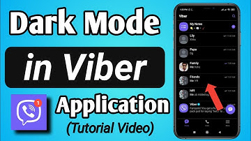 Dark Mode in Viber App || How to Change Theme in Viber App