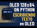 Escribir texto en OLED 128x64 con Python (SMBus) en Raspberry Pi  [Video largo]