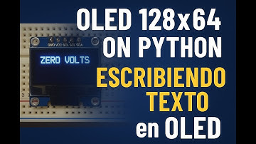 Escribir texto en OLED 128x64 con Python (SMBus) en Raspberry Pi  [Video largo]