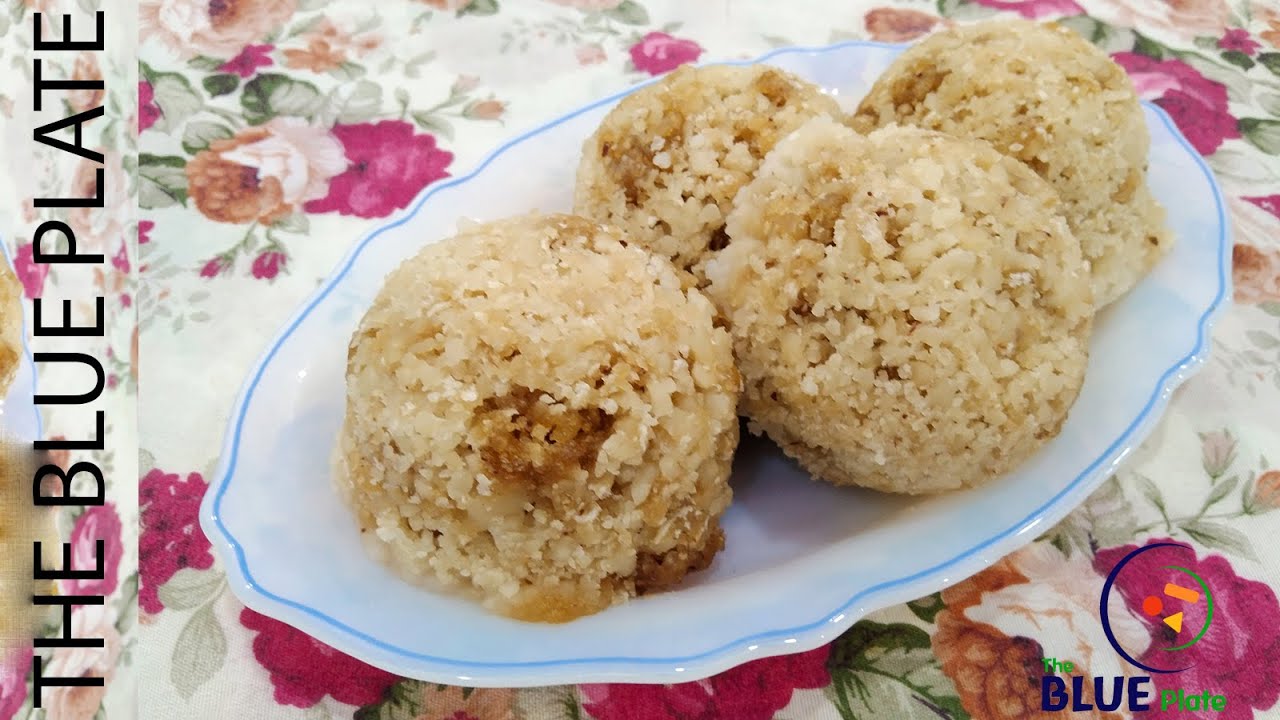 Sweet jaggery puttu | Coconut jaggery puttu | Sri Lankan sweet puttu | The Blue Plate