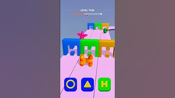 Best fun game ever (Blob Shifter 3D) level-7536 #games #shorts