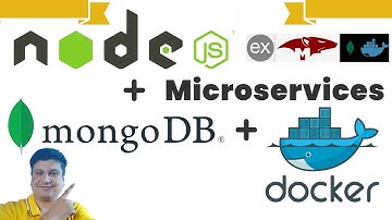 Nodejs Javascript Microservice with MongoDB in Docker Container |  Express Mongoose MongoDB & Docker