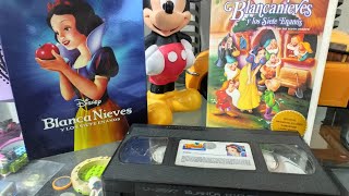 Unboxing Blancanieves Y Los Siete Enanos Dvd Y Vhs Ciclo Disney 100 Años