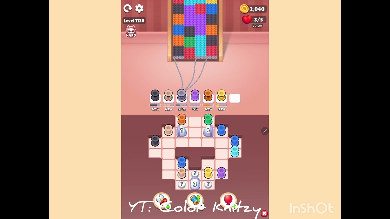 Color Knitzy level 1138 (HARD)