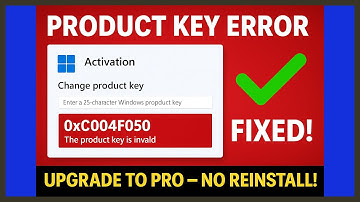 Upgrade Windows 10/11 Home to Pro in Minutes – No Reinstall Needed! Fix 0xC004F050