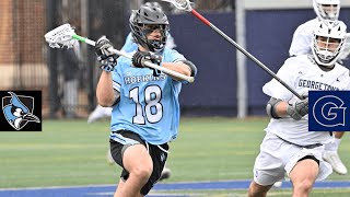 Hopkins vs Georgetown Lacrosse Highlights | 2023 College Lacrosse