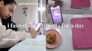 Fasting Social Media For a Day | bible study, slow living, spiritual intimacy