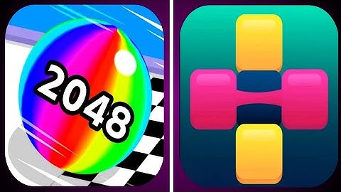 🌈👑 Ball Run 2048 🆚 Blocks And Ropes All Levels ProGame Mobile Walkthrough Vedio Gameplay ioS Android