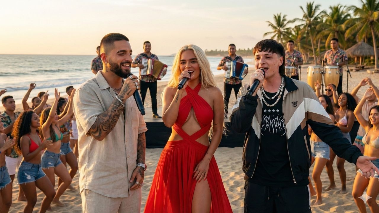 Maluma ft. Karol G & Peso Pluma – Beso de Fuego (Cumbia Cover Exclusiva) ¡La Mejor Versión!