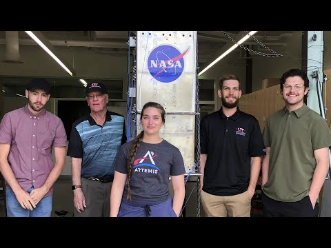 Utah Tech students research shock-related failures using NASA’s mock-up shock module