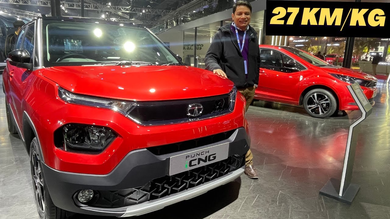 Tata Punch CNG 27 km/kg, sunroof, Huge boot, New colour YouTube