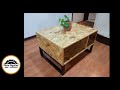 Mesa de centro con OSB