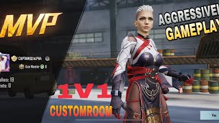 1v1 custom room gameplay / 1k subscribers pa 1 royal pass giveaway 🥰❤️love you all and keep support