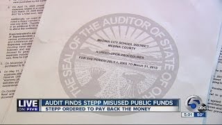 5pm: Medina Supt. Randy Stepp must repay $4000 in misspent district funds, according to state audit