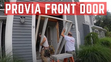 Provia Entry Door Installation (Color: Midnight Blue)