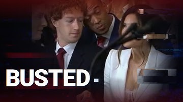 Mark Zuckerberg hilariously roasted after looking at Lauren Sanchez’s chest at Trump’s inauguration