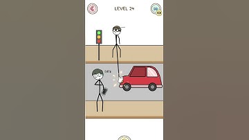 Thief Puzzle - L 24 to 25 - (Weegoon) - Funny Stickman Brain Puzzle Game - #Shorts